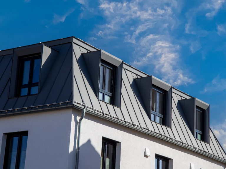 Aluminium Metal Cladding on House