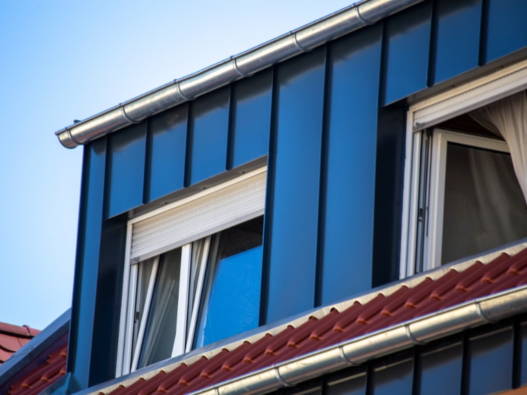 Aluminium Standing Seam Cladding on Building