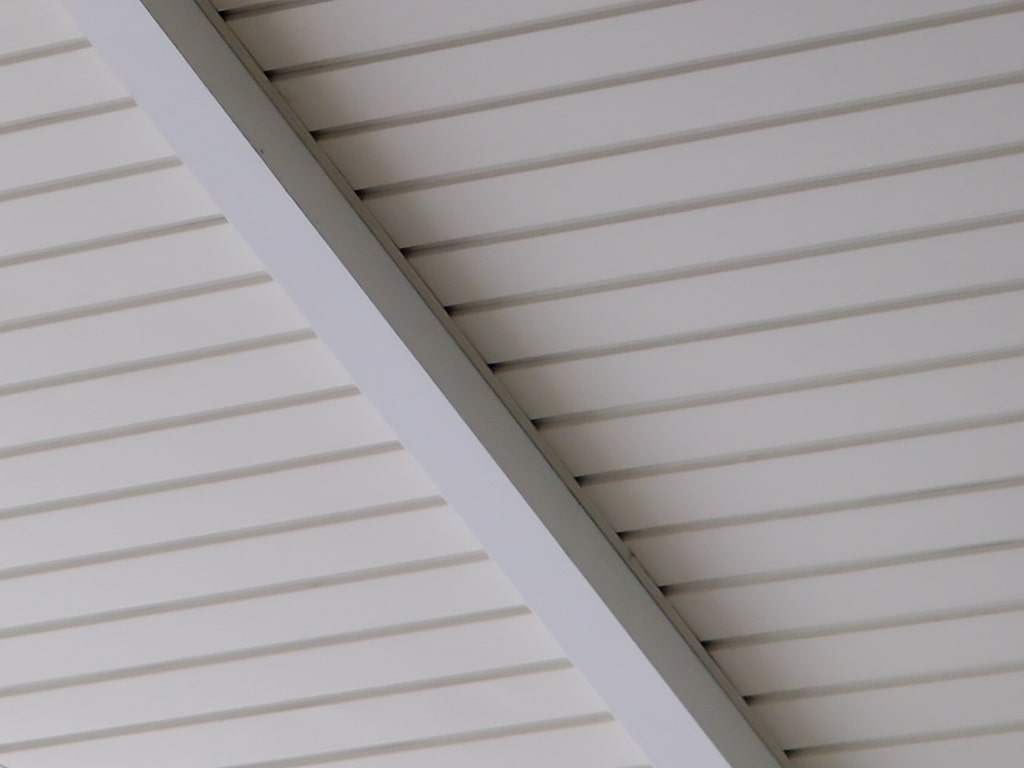 UPVC Cladding Interior Roof Close-up