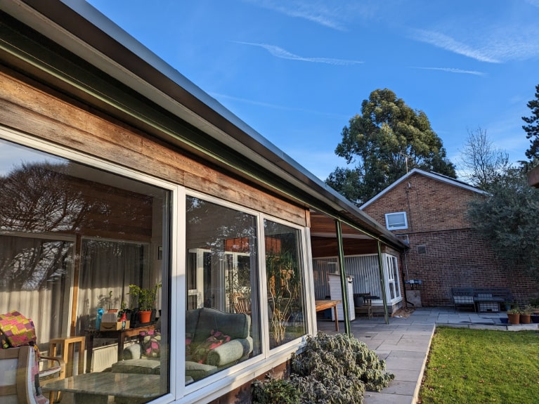 Anthracite Aluminium Box Gutter