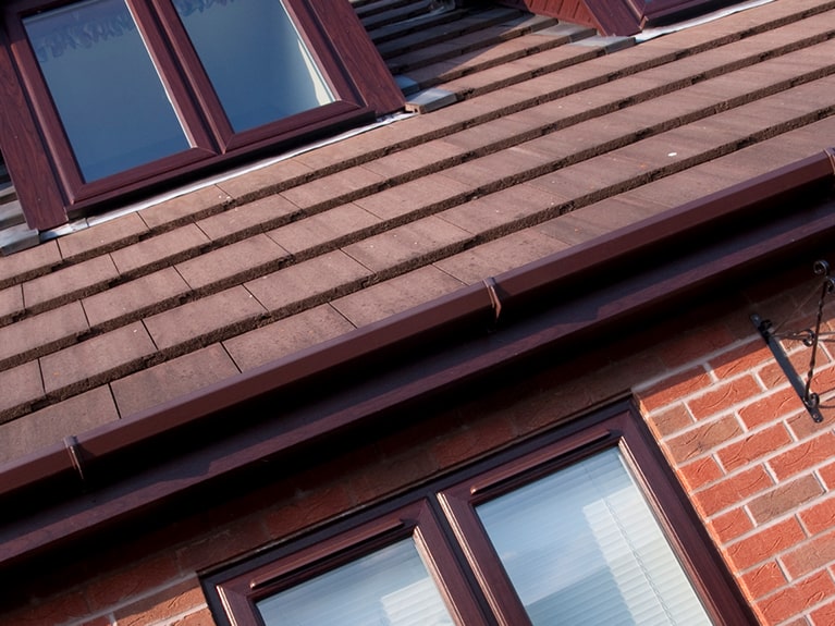 Brown uPVC Gutters