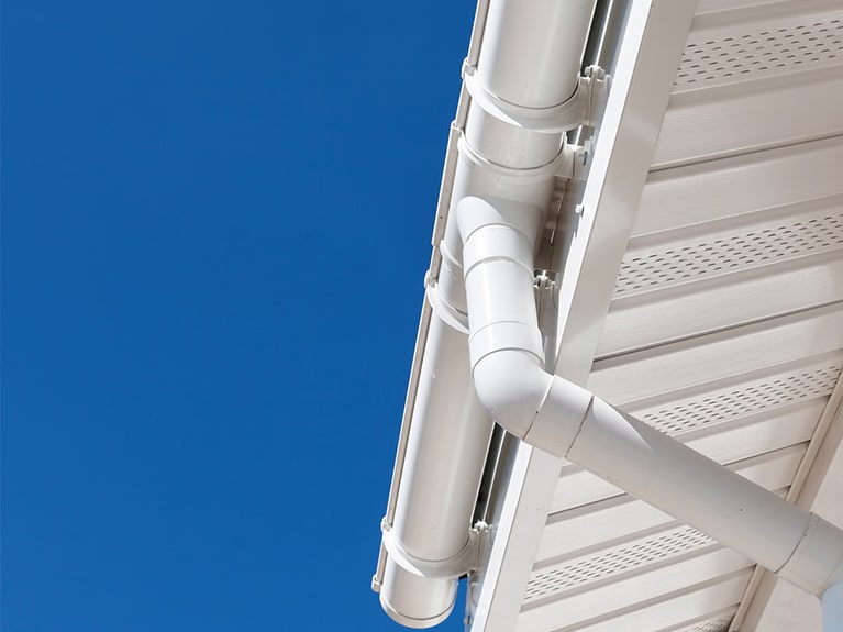White uPVC Gutters