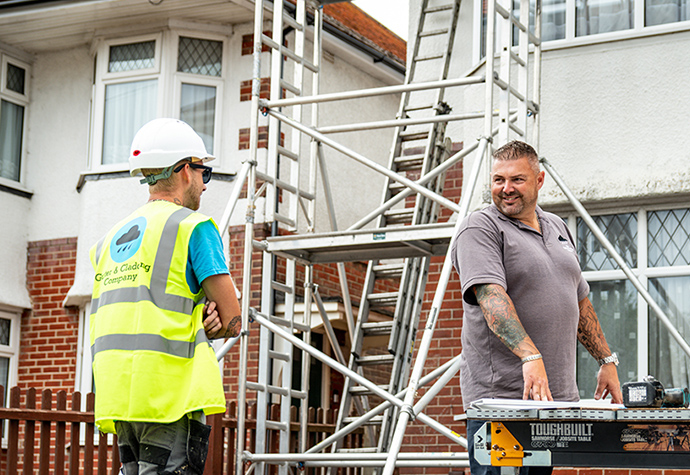 The Gutter and Cladding Company on a project